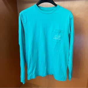 Vineyard Vines Men's Blue Long Sleeve Shirt